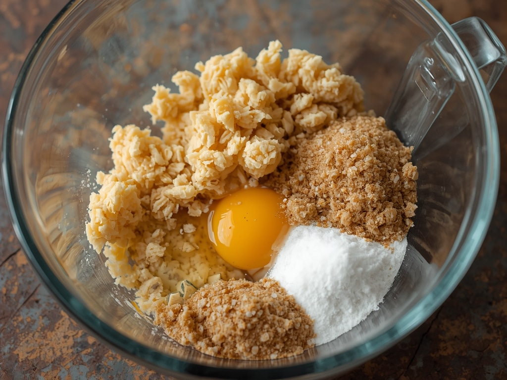 Banana Oatmeal Bars: Easy Recipe + Secret for Chewy Bars! 2 Banana Oatmeal Bars - Process or ingredients