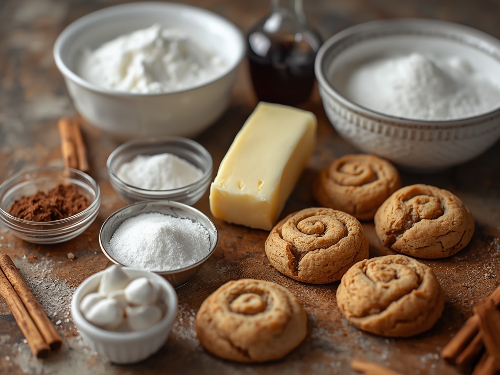 Irresistible Cinnamon Roll Cookies Recipe for Cozy Days - Process or ingredients