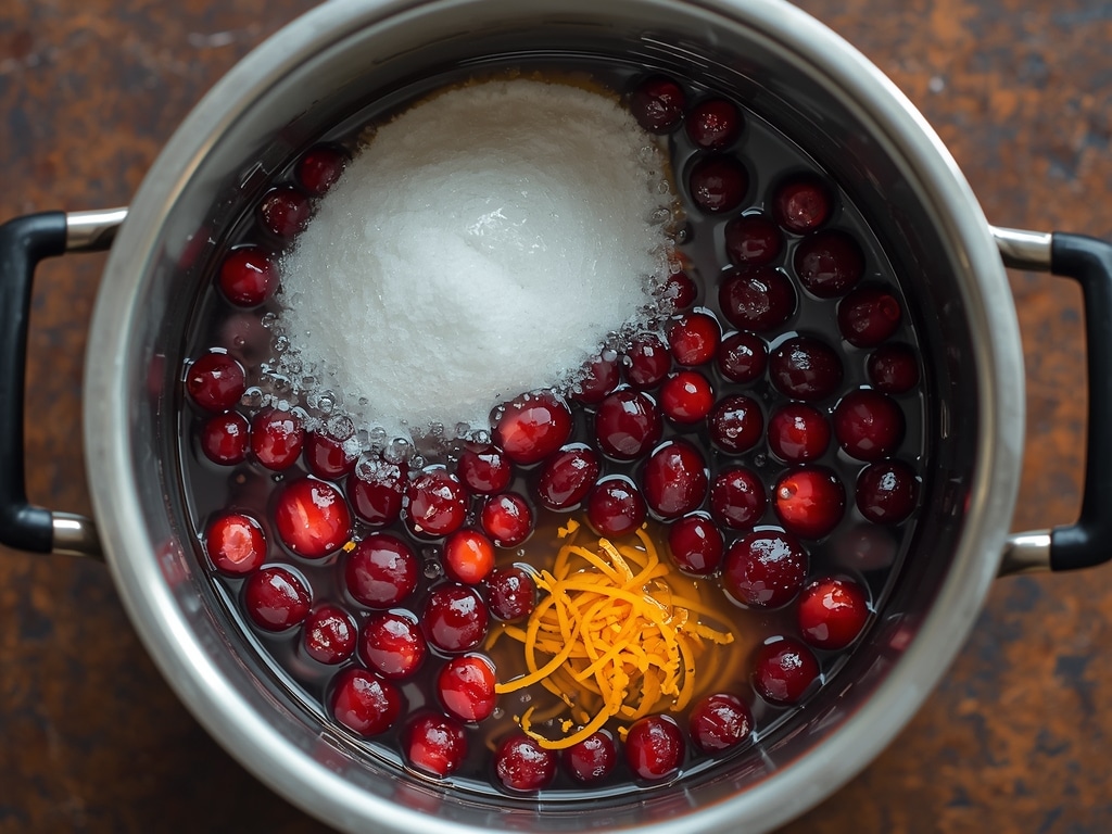 Best Ever Cranberry Sauce - Process or ingredients