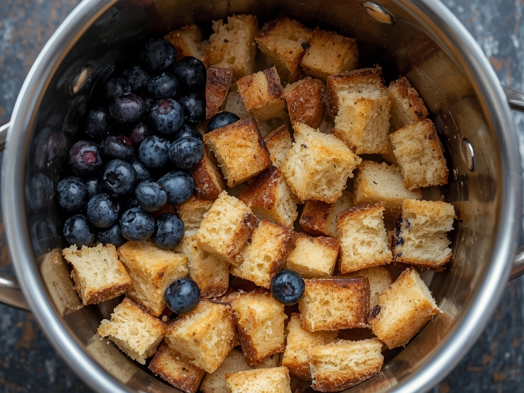 Best Blueberry French Toast Casserole: Easy Breakfast Recipe - Process or ingredients