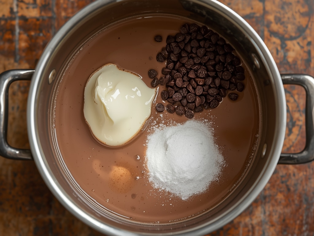 Disneyland Hot Chocolate Recipe—Rich & Creamy Bliss! - Process or ingredients