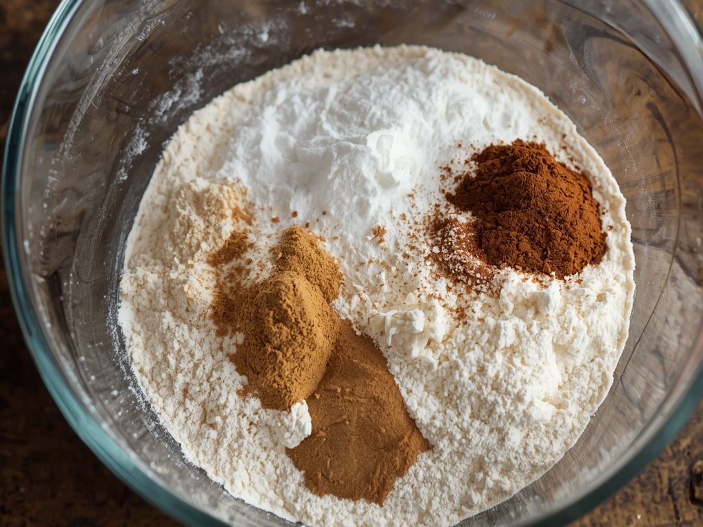 Soft Gingerbread Cookies with Maple Glaze - Process or ingredients