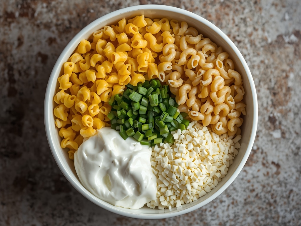 street corn pasta salad - Process or ingredients