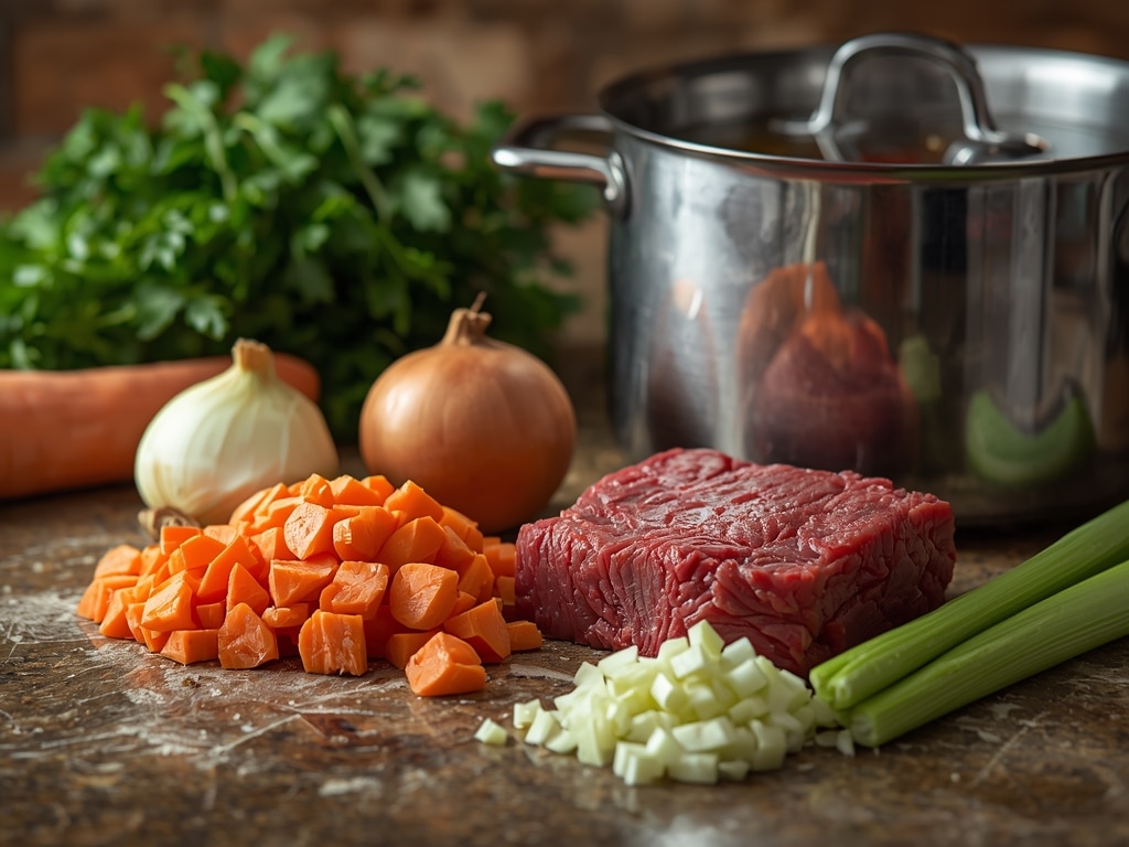 perfect beef stew - Process or ingredients