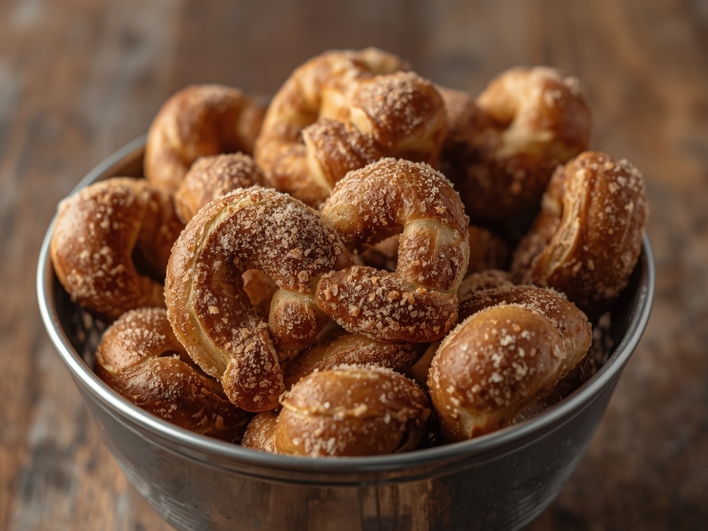 Cinnamon Sugar Soft Pretzels - Detail or variation