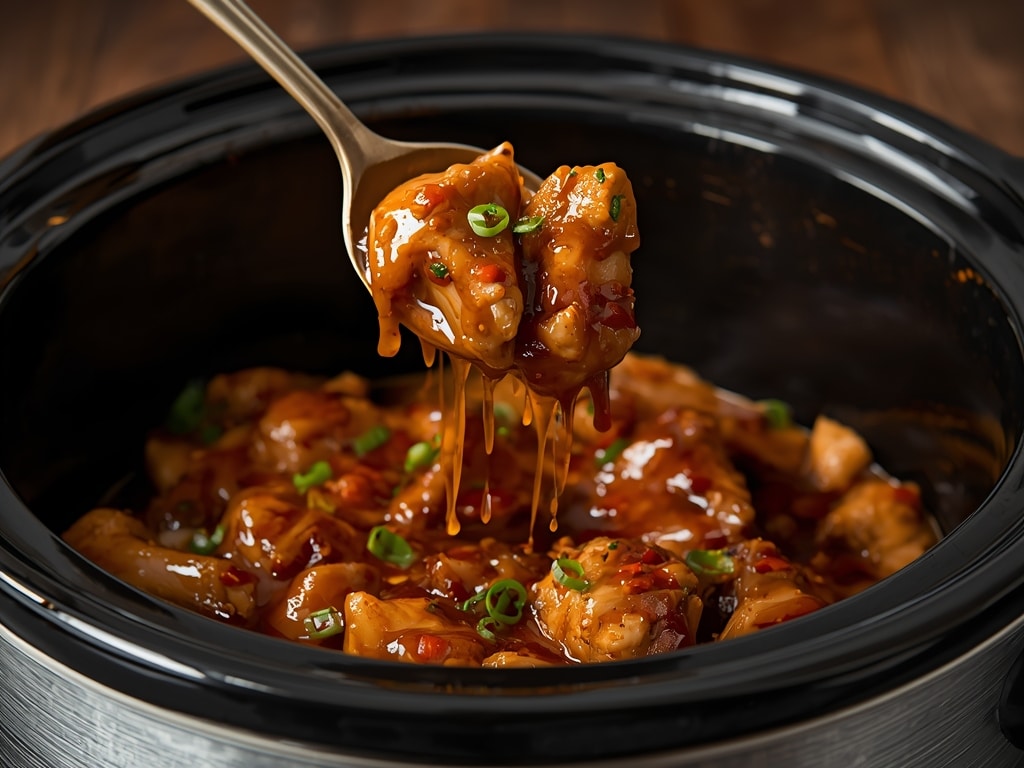 dump and go crockpot teriyaki chicken - Detail or variation