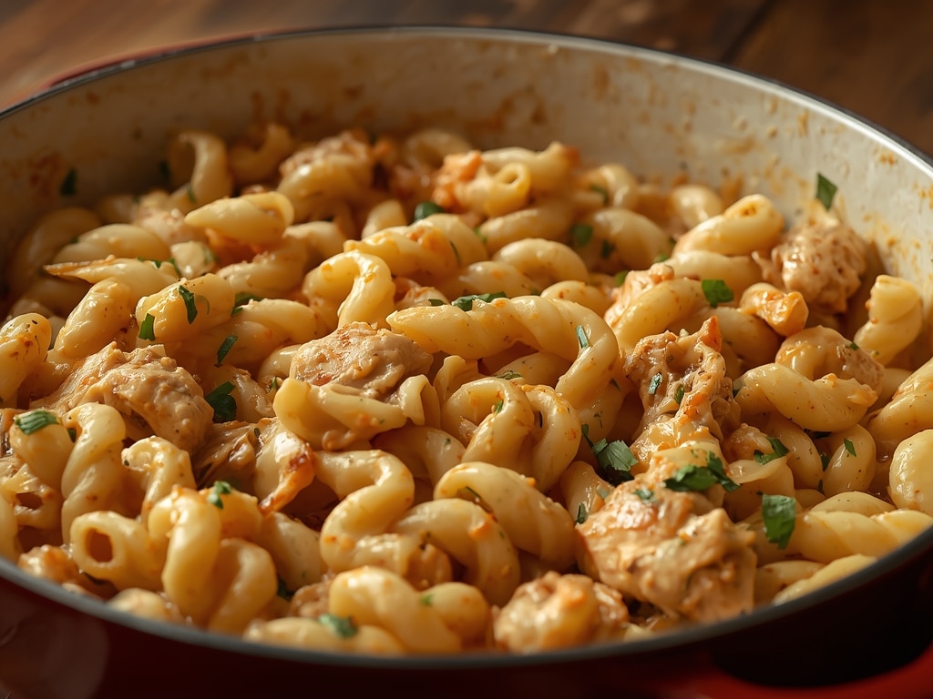 creamy cajun chicken pasta dinner - Detail or variation