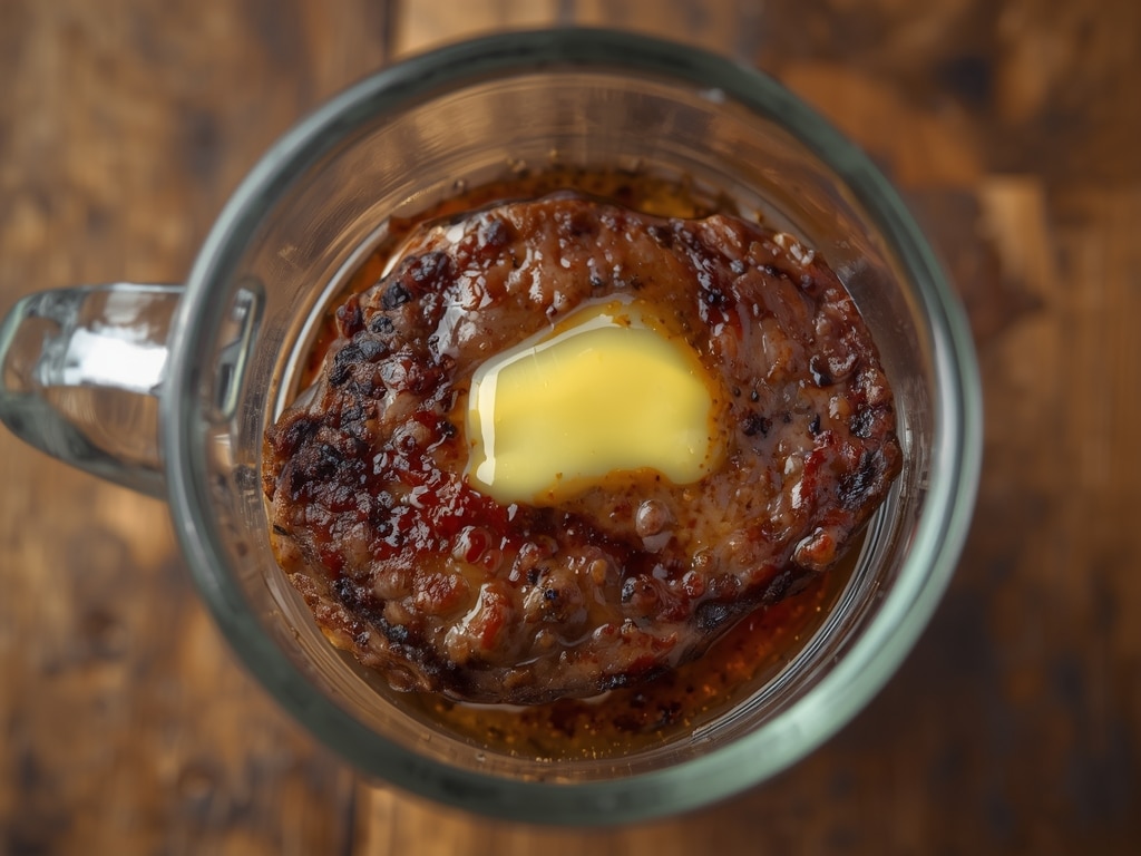 sizzling cowboy butter steak recipe - Detail or variation