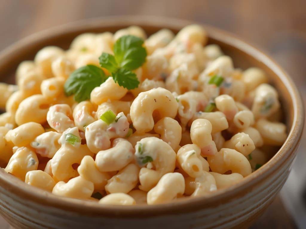Creamy Macaroni Salad: The BEST Easy Recipe EVER 1 creamy macaroni salad - Detail or variation