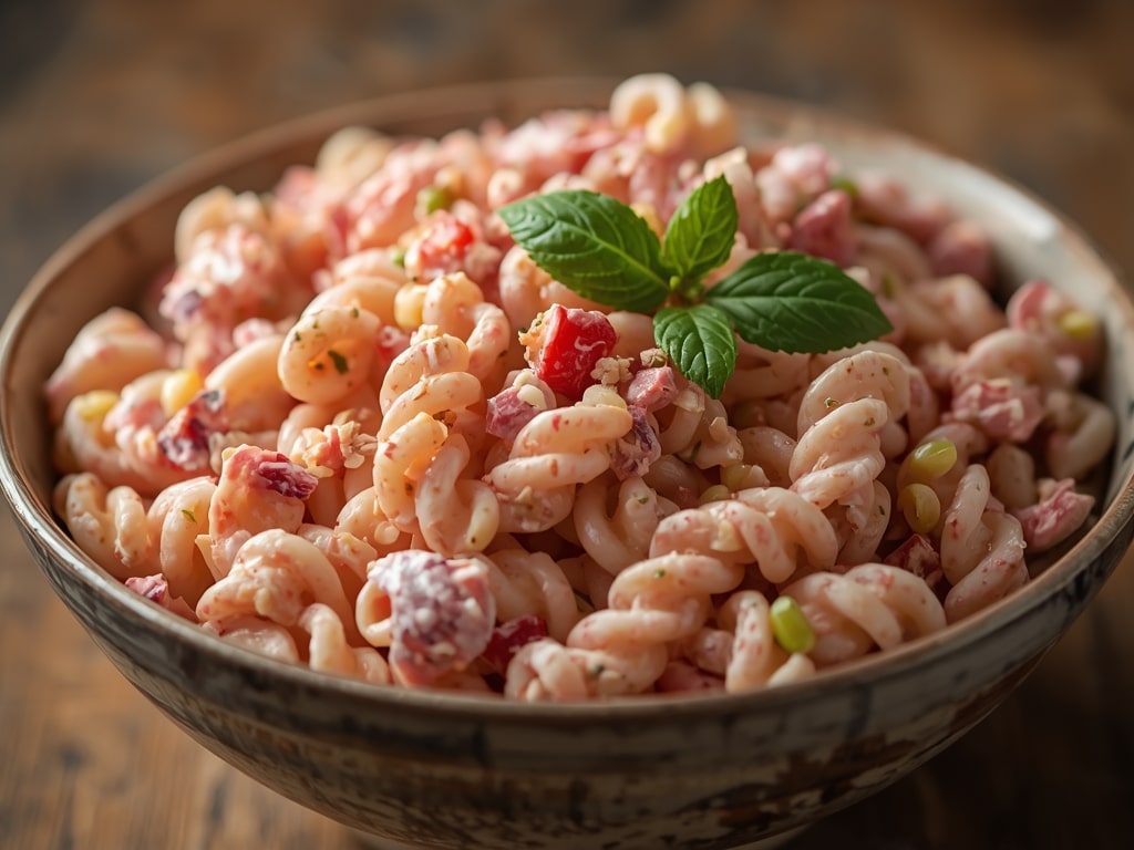 Pink Cadillac Pasta Salad: The BEST Easy Recipe! 1 pink cadillac pasta salad - Detail or variation