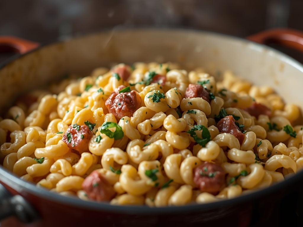 guy fieris rockin macaroni salad - Detail or variation