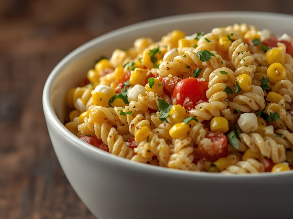 street corn pasta salad - Detail or variation