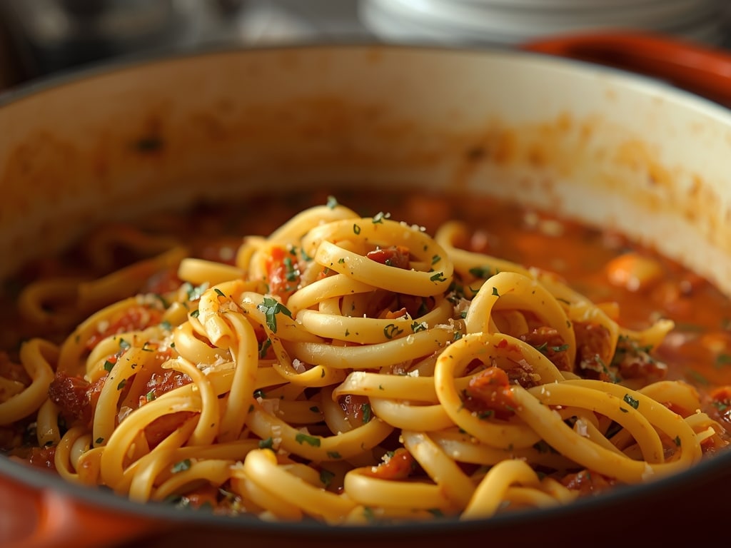 easy pasta dinner recipe - Detail or variation