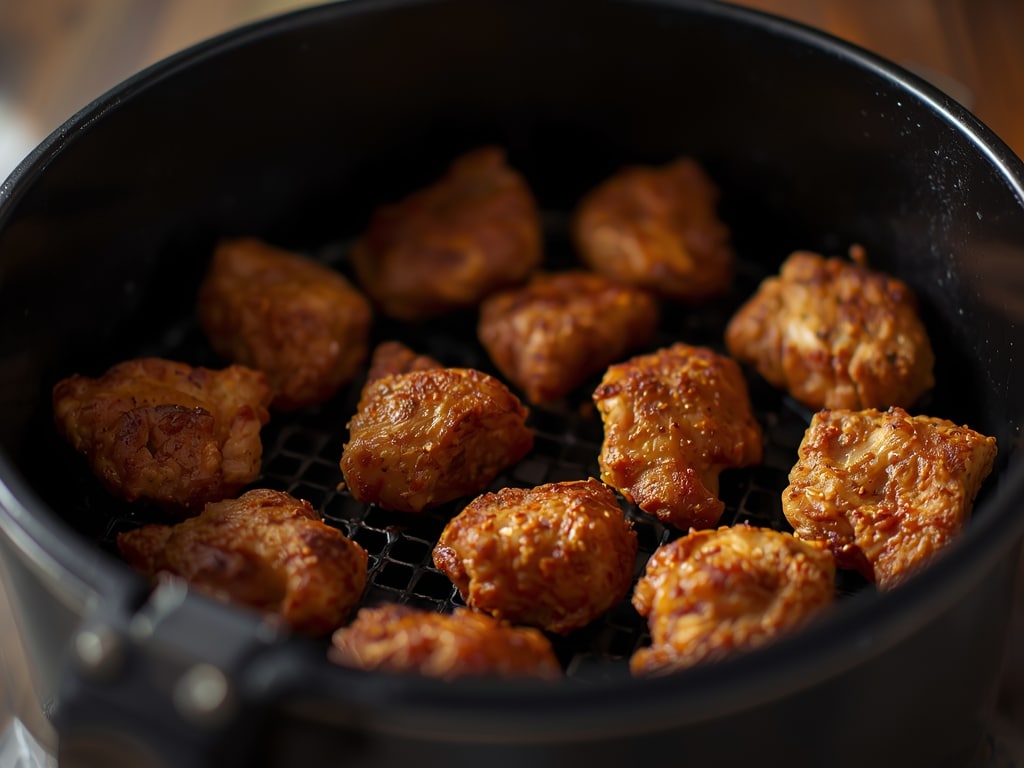 air fryer chicken bites - Detail or variation