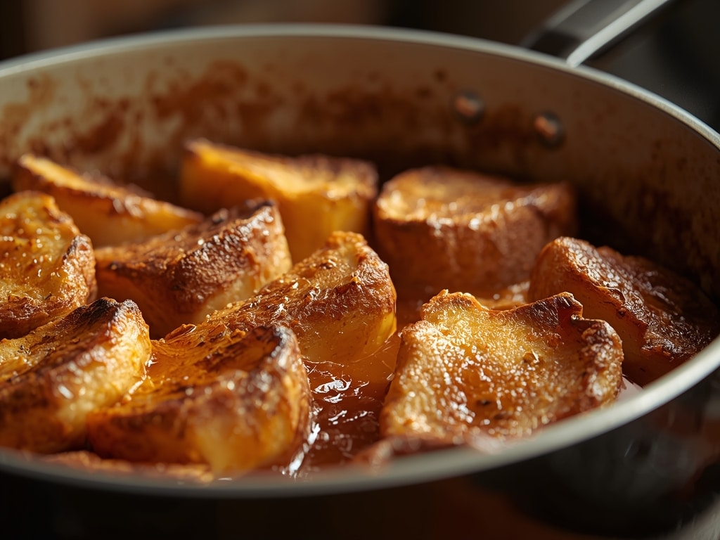 Golden French toast - Detail or variation